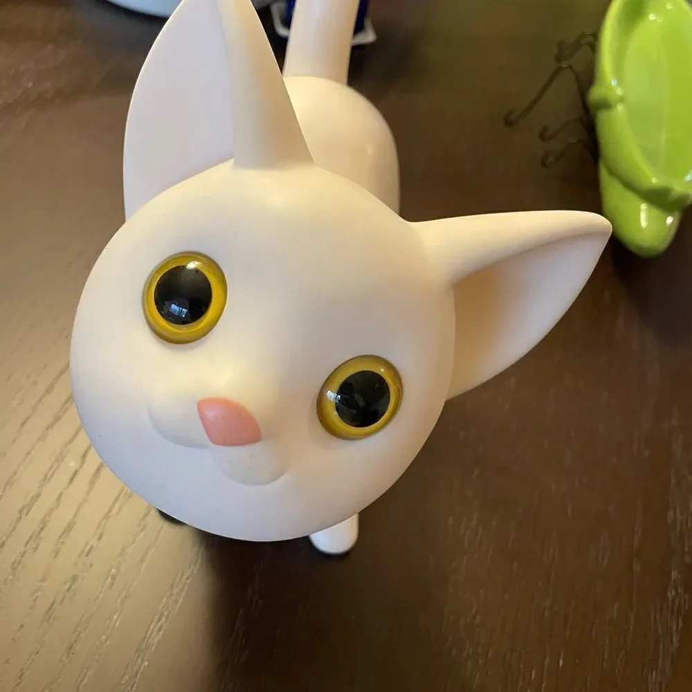 Semk KAT White Cat Original Collar Bank Cute Decor SEMK KAT